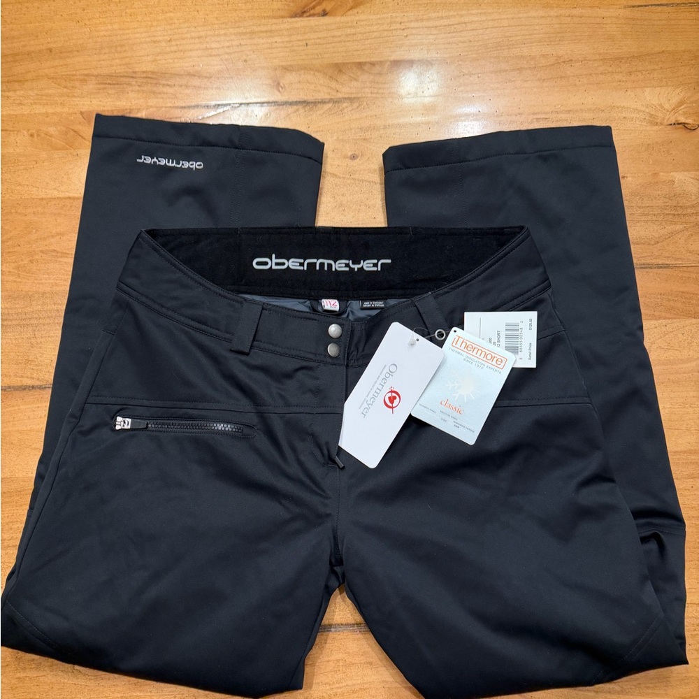 Obermeyer Insulated Black Ski Snow Winter Pants